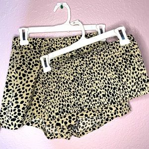 SHEIN LEOPARD PRINT 2 PEICE